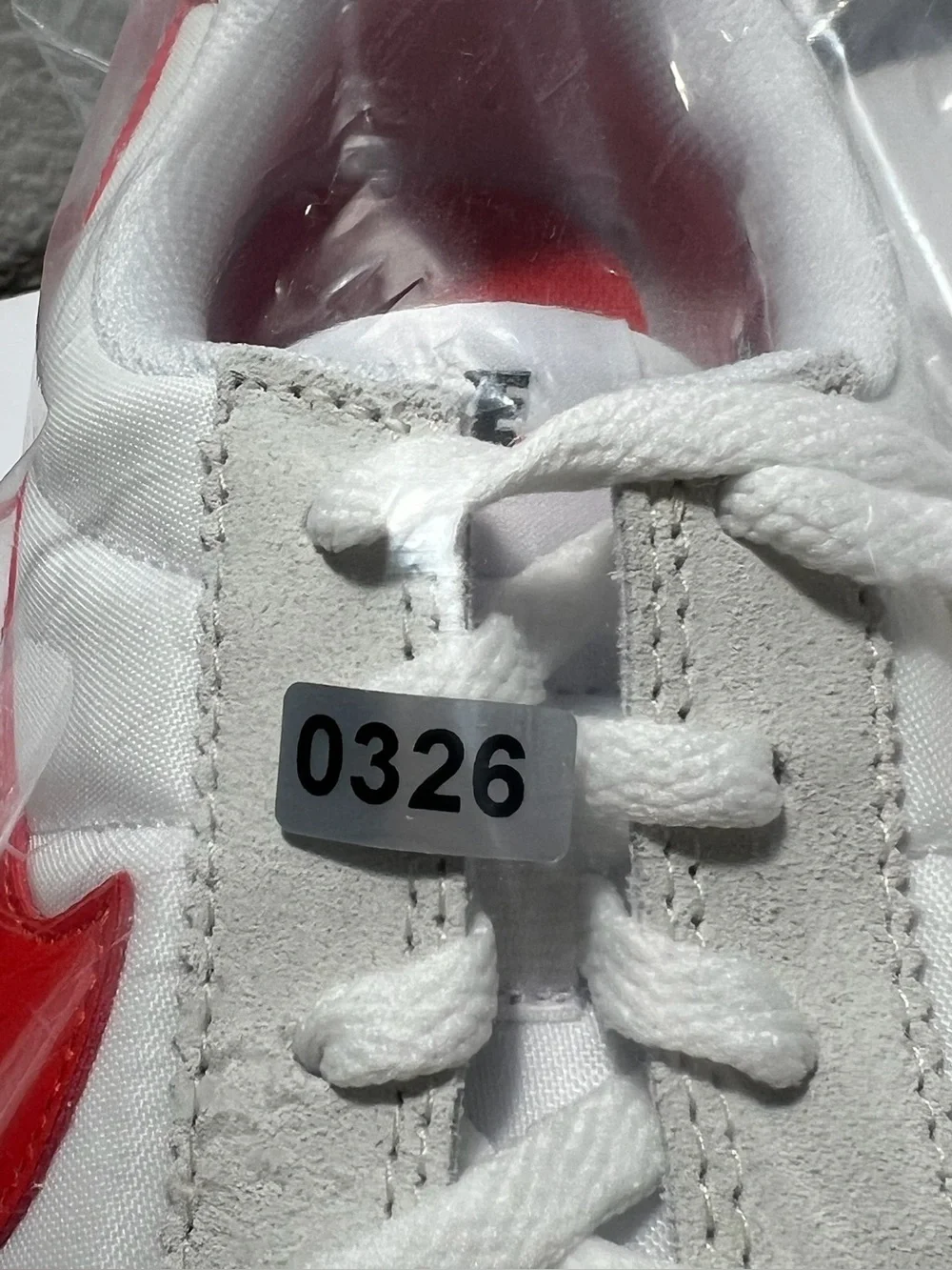 Nike Cortez Textile GS White Picante Red Sneakers shoes size 7Y NWOT  IH7654-100